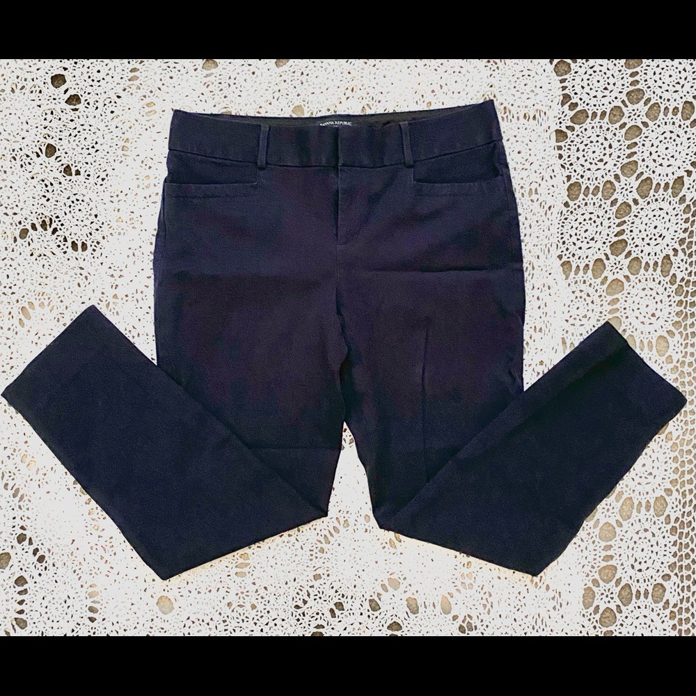Banana Republic Jackson fit navy trouser pant size 10